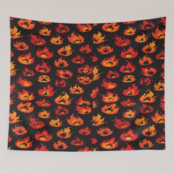 Item preview, Bold Flame Icon Pattern in Streetwear Style designed and sold by mari0n980.