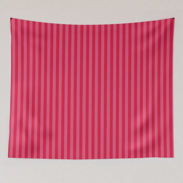 Item preview, Raspberry Pink and crimson red stripes, striped pattern designed and sold by patterncrow.