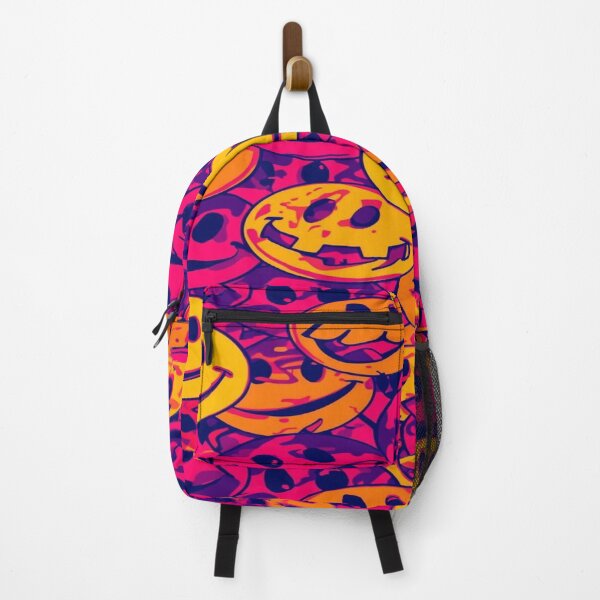 Item preview, Graphic Smiley Distortion Pattern with Y2K Vibe designed and sold by mari0n980.