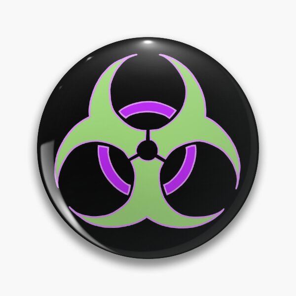 Item preview, Kawaii Bio Hazard Symbol designed and sold by kitschandkawaii.