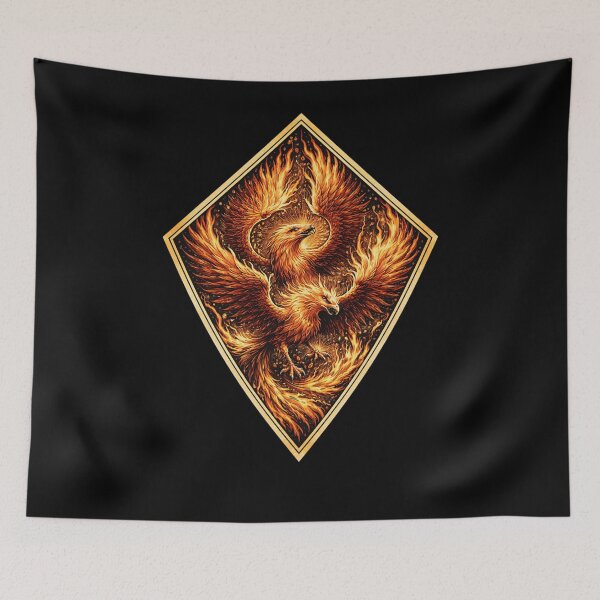 Item preview, Double Phoenix Artwork designed and sold by Planetporridge.