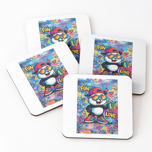 Item preview, Panda Street Art Pop designed and sold by Marie2121.