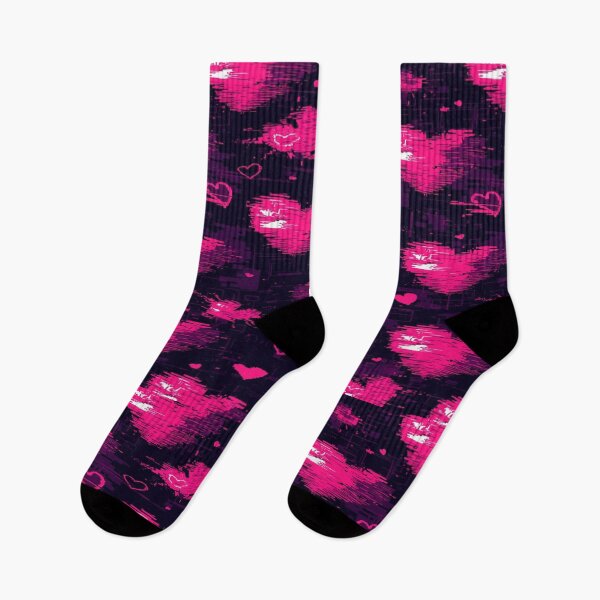 Item preview, Glitch Heart Pattern with Digital Y2K Feel designed and sold by mari0n980.