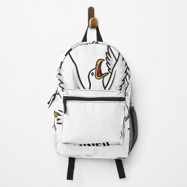 Item preview, Funny Seagulls Shouting Mine While Chasing A Colorful Volleyball Sports Art designed and sold by RenettaFunky.