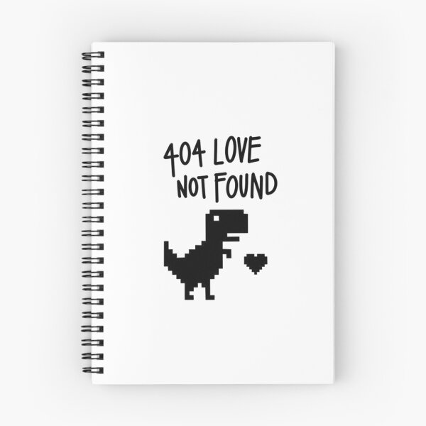 Item preview, 404 Love Not Found Funny Internet Error Dinosaur Graphic Design designed and sold by Lineesh Kumar.
