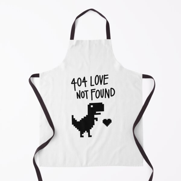 Item preview, 404 Love Not Found Funny Internet Error Dinosaur Graphic Design designed and sold by Lineesh Kumar.
