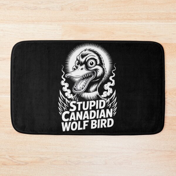 Item preview, Stupid Canadian Wolf Bird - Explosive Radiant Halo Screaming Design designed and sold by DarylWelsh2024.