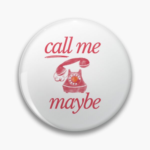 Item preview, Retro "Call Me Maybe" Rotary Phone Art, Vintage Red Telephone Heart Graphic designed and sold by AbstractRevival.