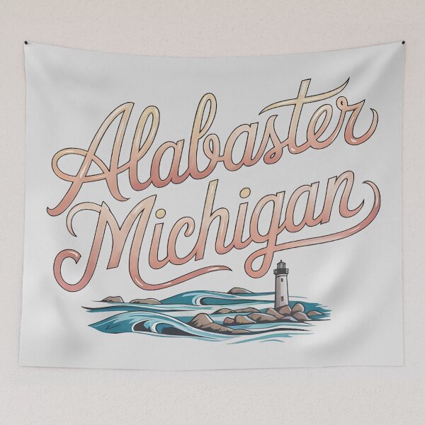 Item preview, Alabaster, Michigan, Alabaster MI, Alabaster Michigan designed and sold by MoMidoStore.