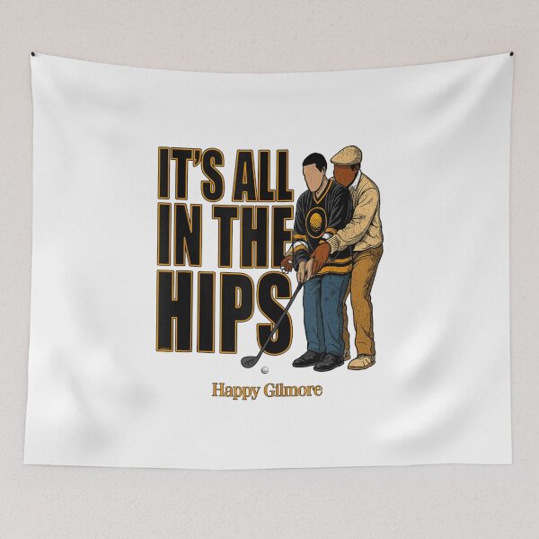 Item preview, It Is All In The Hips Funny Golf Instruction Sports Silhouette designed and sold by MariCanal.