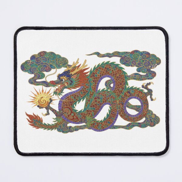 Item preview, Majestic Chinese Dragon - Traditional with Auspicious Clouds designed and sold by BlissxPals.