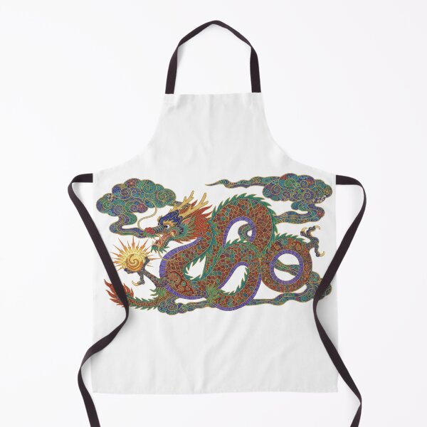 Item preview, Majestic Chinese Dragon - Traditional with Auspicious Clouds designed and sold by BlissxPals.