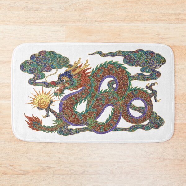 Item preview, Majestic Chinese Dragon - Traditional with Auspicious Clouds designed and sold by BlissxPals.