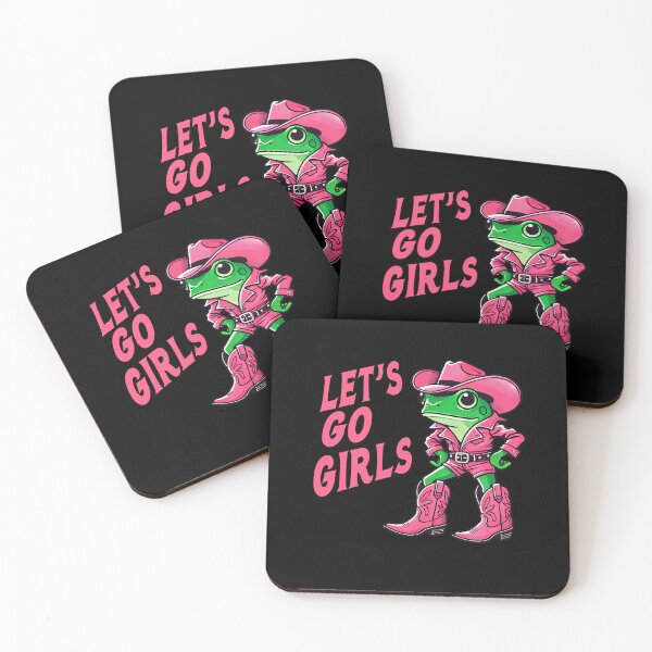 Item preview, Let's Go Girls Cowboy Frog Pink Boots designed and sold by TeeARTHY.