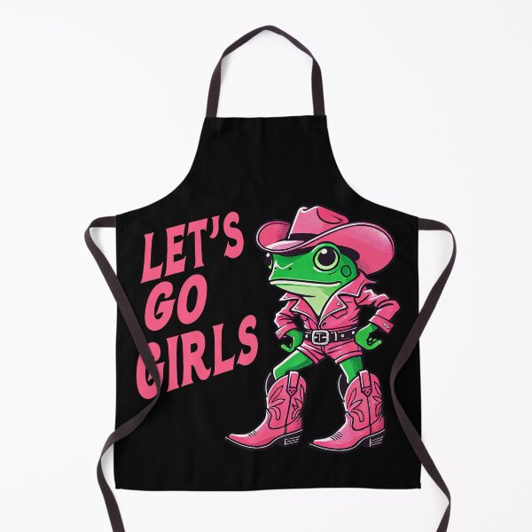 Item preview, Let's Go Girls Cowboy Frog Pink Boots designed and sold by TeeARTHY.