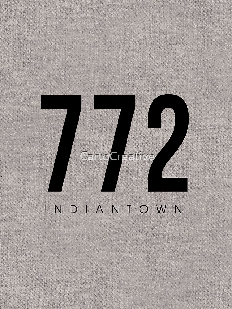 "Indiantown, FL 772 Area Code design" Lightweight Hoodie for Sale by