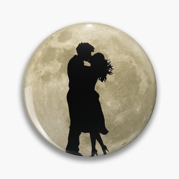 Item preview, Full Moon Lovers Love Kissing Romance Romantic designed and sold by Carl's Clothing.