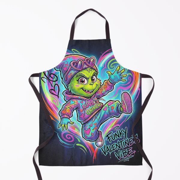 Item preview, Baby Grinch Funky Valentine Vibes designed and sold by JaaGo PopLab.