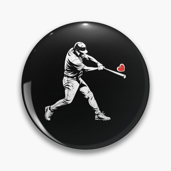 Item preview, Valentines Day Baseball Batter Silhouette Heart Men Boys Kids designed and sold by clothesy7.