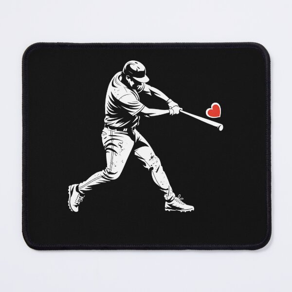 Item preview, Valentines Day Baseball Batter Silhouette Heart Men Boys Kids designed and sold by clothesy7.