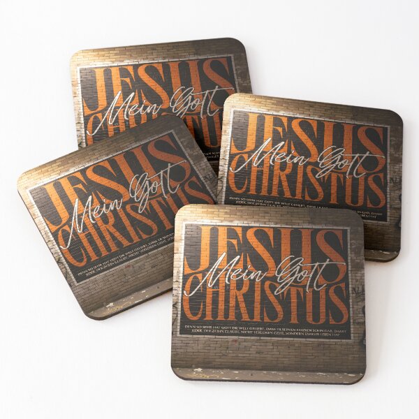 Item preview, Jesus Christus Graffiti on Brick Wall designed and sold by DeBrainstore.
