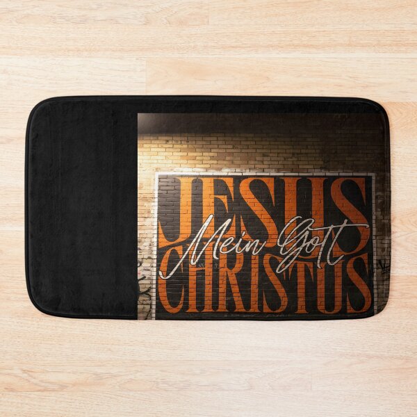 Item preview, Jesus Christus Graffiti on Brick Wall designed and sold by DeBrainstore.