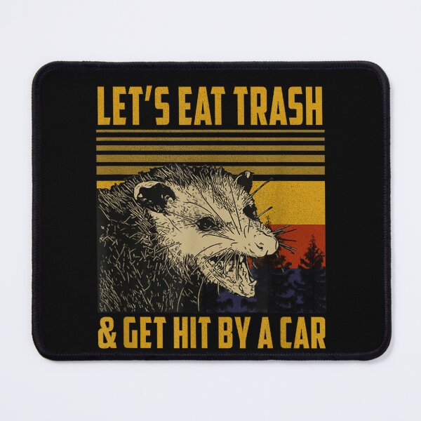 Item preview, Let’s Eat Trash Get Hit by a Car Funny Possum Vintage for Men Women Girls Kids , Opossum Gift For Mom Dad Kids designed and sold by Opossum GIFT ★★★★★.