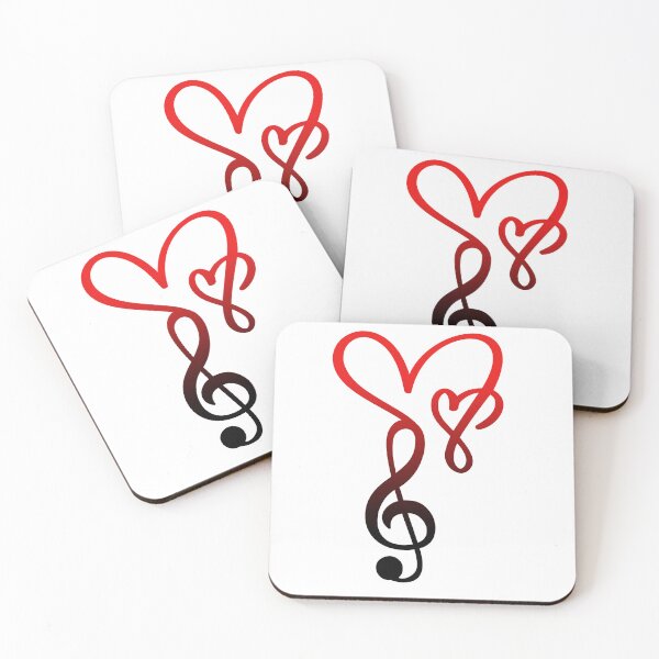 Item preview, Music Love Clef Heart designed and sold by Carl's Clothing.