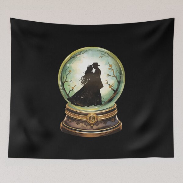 Item preview, Mystical Couple Silhouette Divination designed and sold by Zakrytos ★★★★★.
