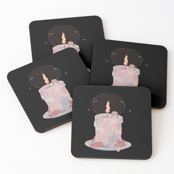 Item preview, Melting candlelight cozy warming drawing  designed and sold by NivyasArtistry.