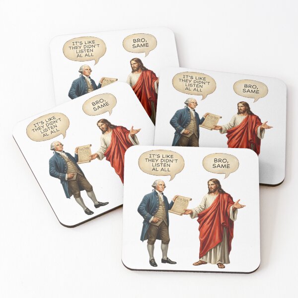 Item preview, Funny History Satire They Did Not Listen Conversation Between Iconic Figures designed and sold by Gargamal.