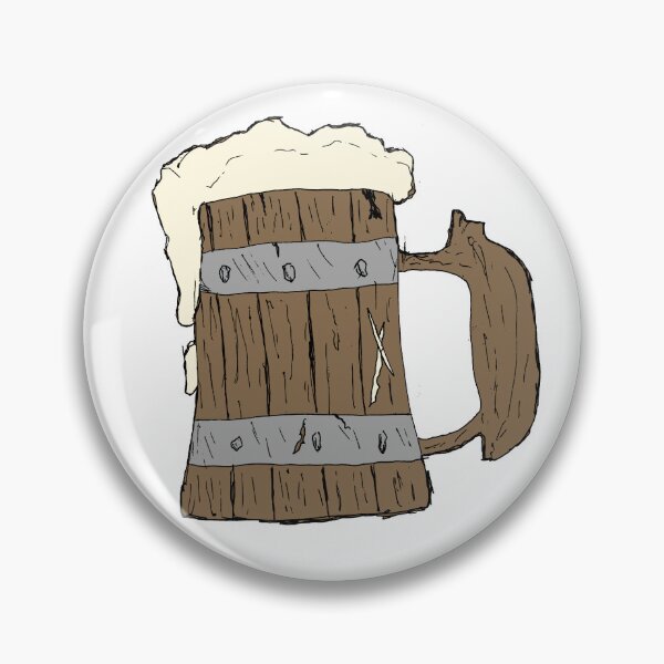 Item preview, Medieval Fantasy Tankard – Hand-Drawn Tavern Art designed and sold by Fridaystone.