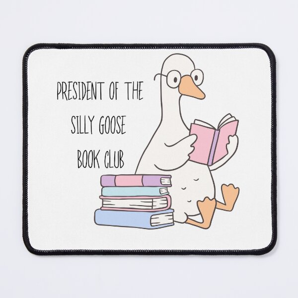 Item preview, President of the Silly Goose Book Club | Bookish Kindle Sticker designed and sold by theintentionalteacher.