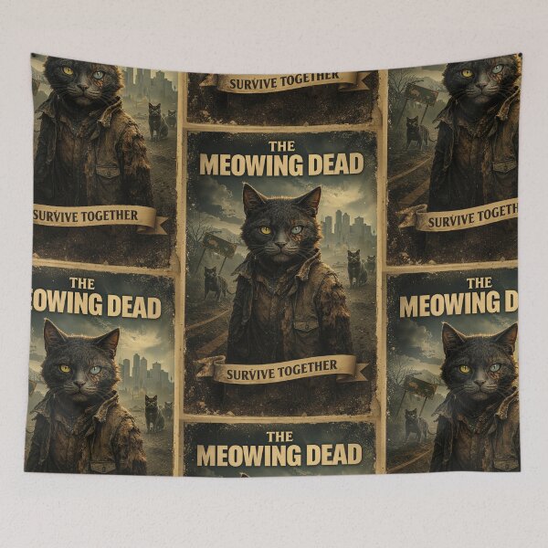 Item preview, The Meowing Dead designed and sold by PureXpress.