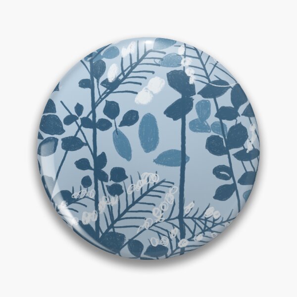 Item preview, Blue leaf print designed and sold by BadShopName.