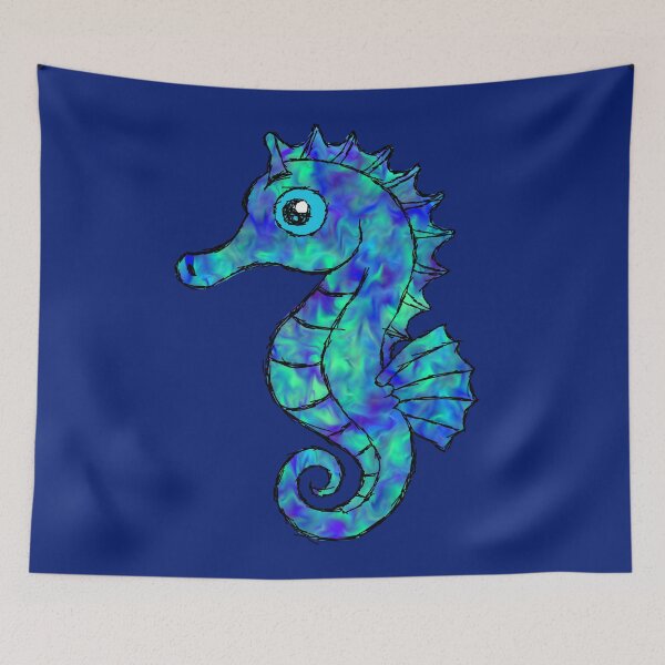 Item preview, Psychedelic seahorse designed and sold by BeJahMan.