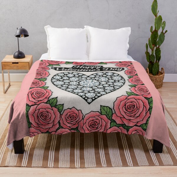 Item preview, Happy Valentine's Day Diamond Heart designed and sold by DesignsByPrnces.
