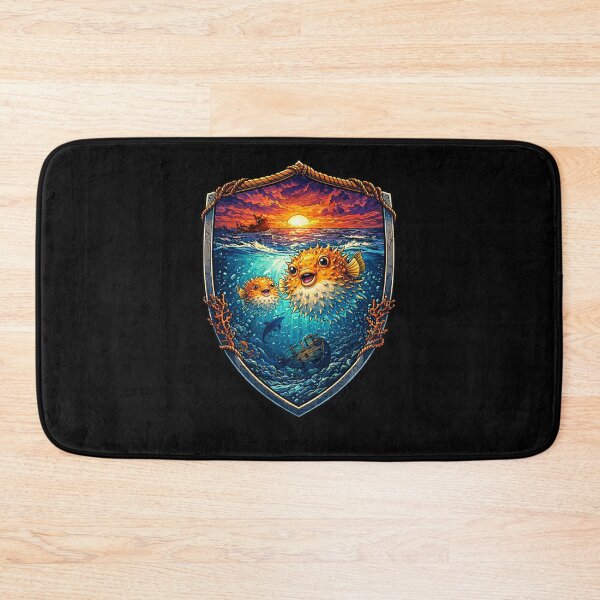 Item preview, Pufferfish Sunset designed and sold by Planetporridge.