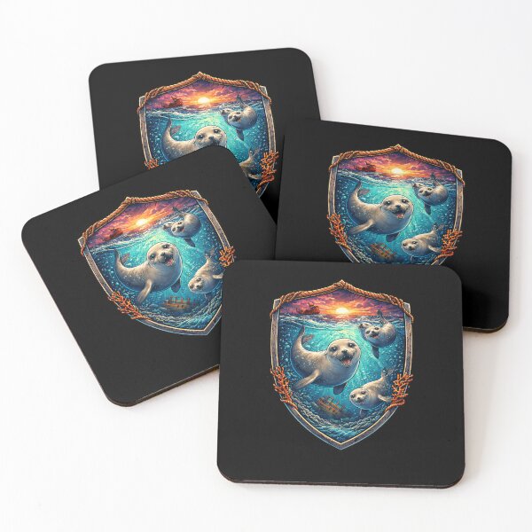 Item preview, Seal Sunset designed and sold by Planetporridge.