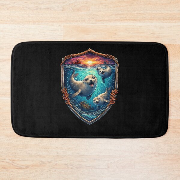 Item preview, Seal Sunset designed and sold by Planetporridge.