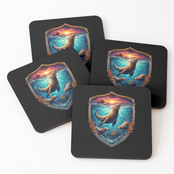 Item preview, Sea Lion Sunset designed and sold by Planetporridge.