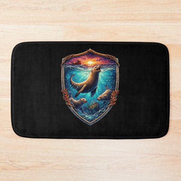 Item preview, Sea Lion Sunset designed and sold by Planetporridge.