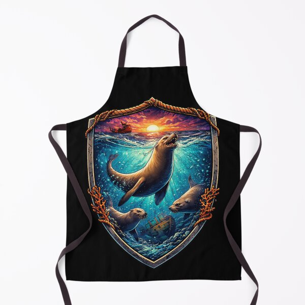 Item preview, Sea Lion Sunset designed and sold by Planetporridge.