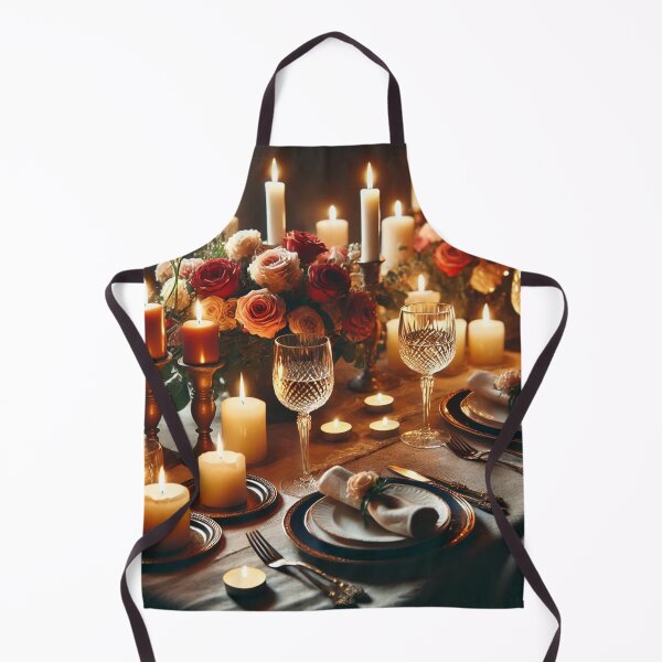 Item preview, Timeless Romance – Elegant Candlelit Dinner Scene designed and sold by Tommandjerry.