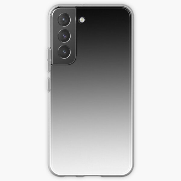 black and white gradient Samsung Galaxy Soft Case