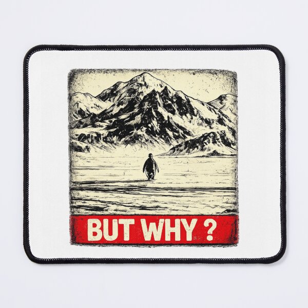 Item preview, Penguin But Why Head Towards The Mountains Penguins Meme  designed and sold by first-shirt ⭐ ⭐ ⭐ ⭐ ⭐.