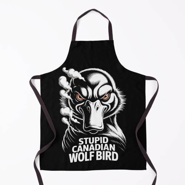 Item preview, Estúpido pájaro lobo canadiense: diseño de retrato con una nube de humo intensa y furiosa designed and sold by DarylWelsh2024.