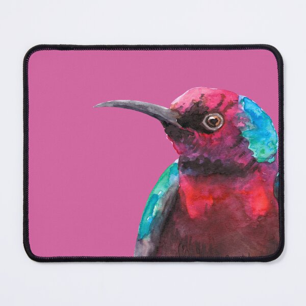 Item preview, Splendid Sunbird bird watercolour painting designed and sold by art-elodie-g.