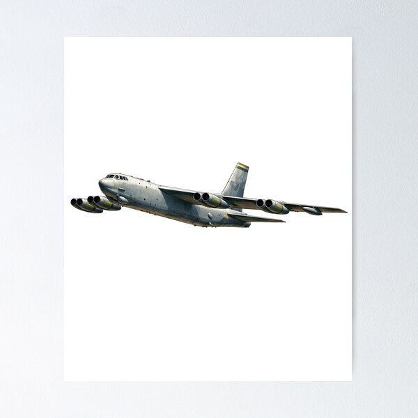 Item preview, Boeing B-52 Stratofortress Strategic Bomber Illustration designed and sold by Combat Skies.