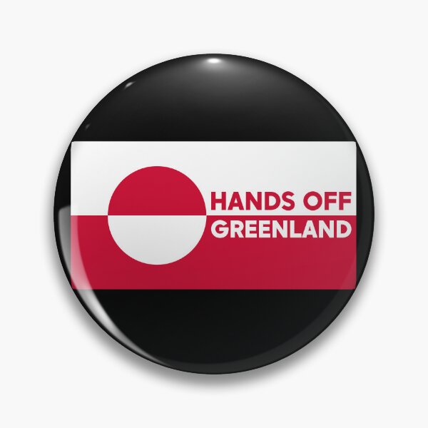 Item preview, Hands Off Greenland - Anti Trump designed and sold by PixVib.